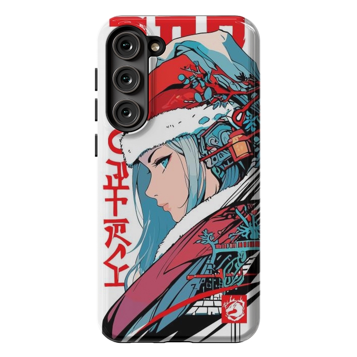 Galaxy S23 Plus StrongFit Japan Christmas Girl by LM2Kone