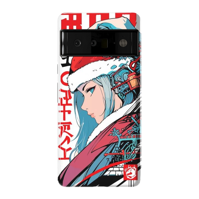 Pixel 6 Pro StrongFit Japan Christmas Girl by LM2Kone