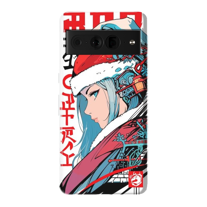 Pixel 7 Pro StrongFit Japan Christmas Girl by LM2Kone