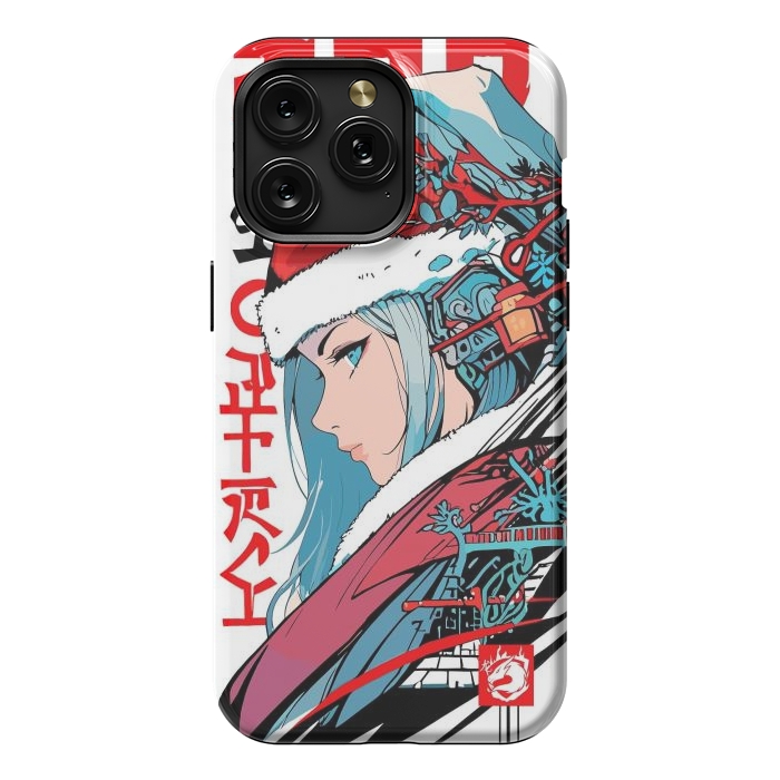 iPhone 15 Pro Max StrongFit Japan Christmas Girl by LM2Kone