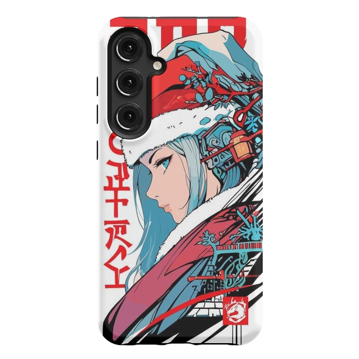 Galaxy S24 Plus StrongFit Japan Christmas Girl by LM2Kone