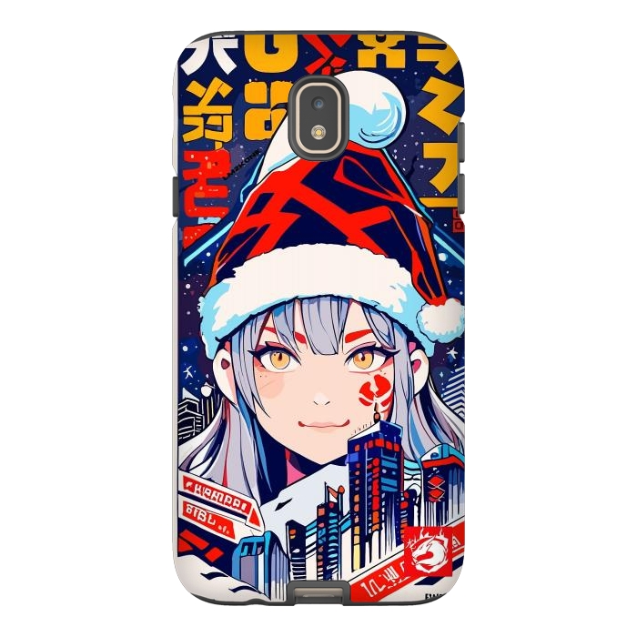 Galaxy J7 StrongFit City Christmas Girl by LM2Kone