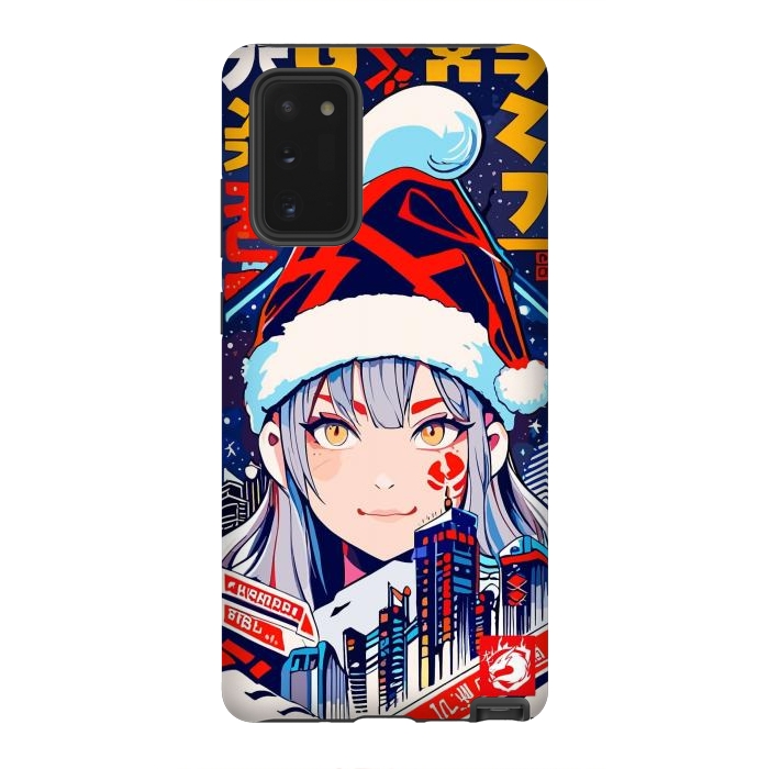 Galaxy Note 20 StrongFit City Christmas Girl by LM2Kone