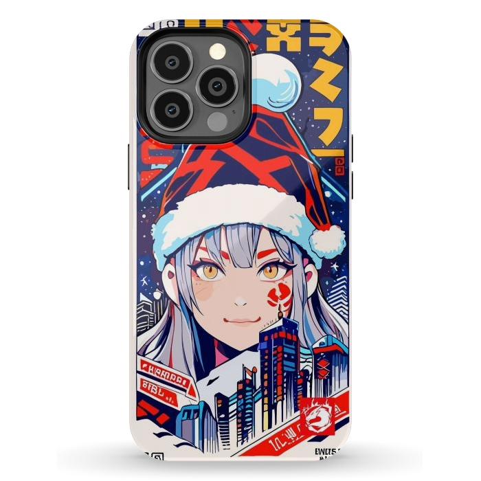 iPhone 13 Pro Max StrongFit City Christmas Girl by LM2Kone