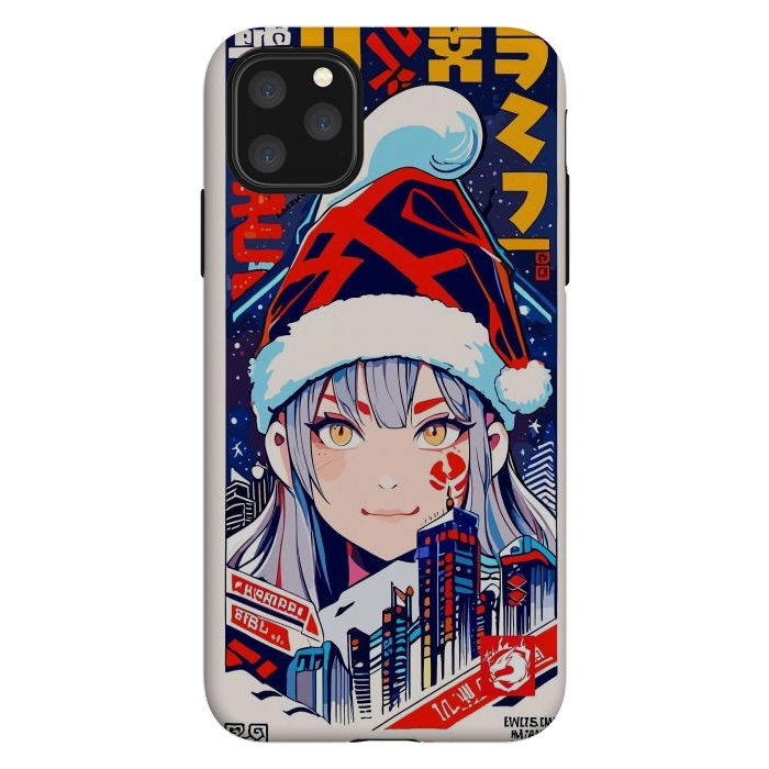 iPhone 11 Pro Max StrongFit City Christmas Girl by LM2Kone