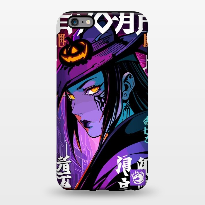 iPhone 6/6s plus StrongFit Halloween Purple Witch by LM2Kone