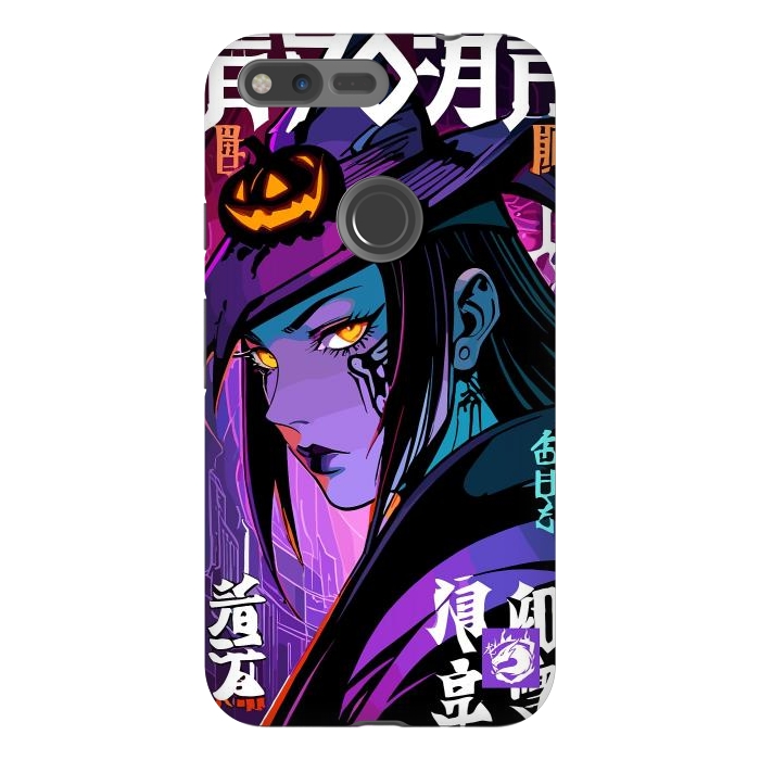 Pixel XL StrongFit Halloween Purple Witch by LM2Kone