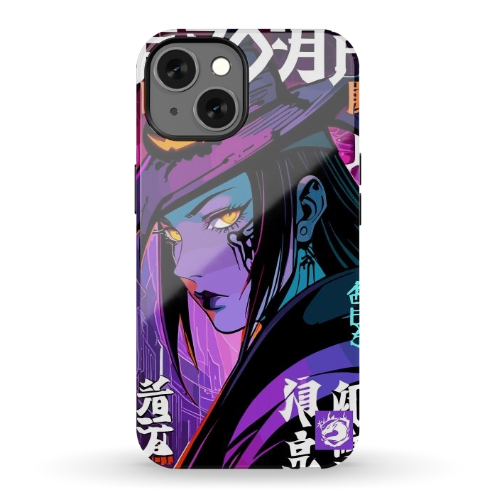 iPhone 13 StrongFit Halloween Purple Witch by LM2Kone