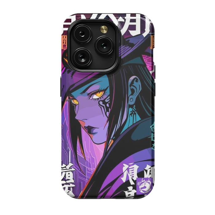 iPhone 15 Pro StrongFit Halloween Purple Witch by LM2Kone