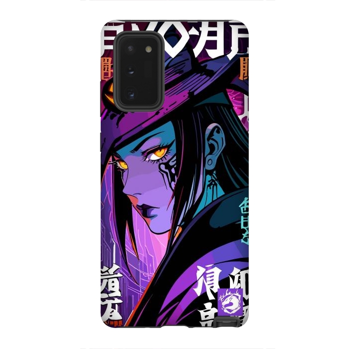 Galaxy Note 20 StrongFit Halloween Purple Witch by LM2Kone