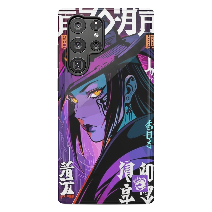 Galaxy S22 Ultra StrongFit Halloween Purple Witch by LM2Kone