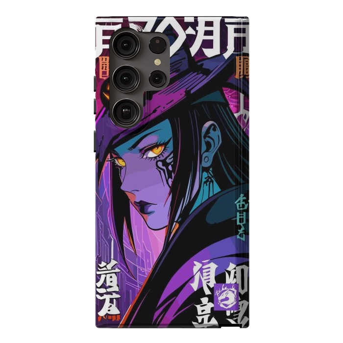 Galaxy S23 Ultra StrongFit Halloween Purple Witch by LM2Kone