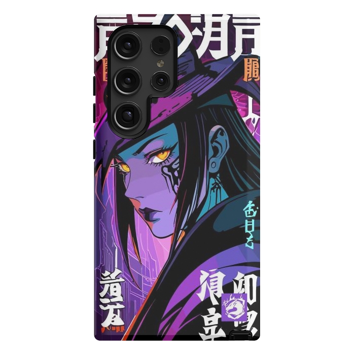 Galaxy S24 Ultra StrongFit Halloween Purple Witch by LM2Kone