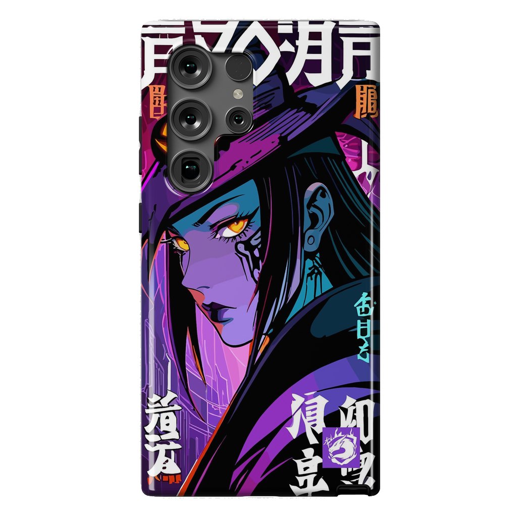 Galaxy S24 Ultra StrongFit Halloween Purple Witch by LM2Kone