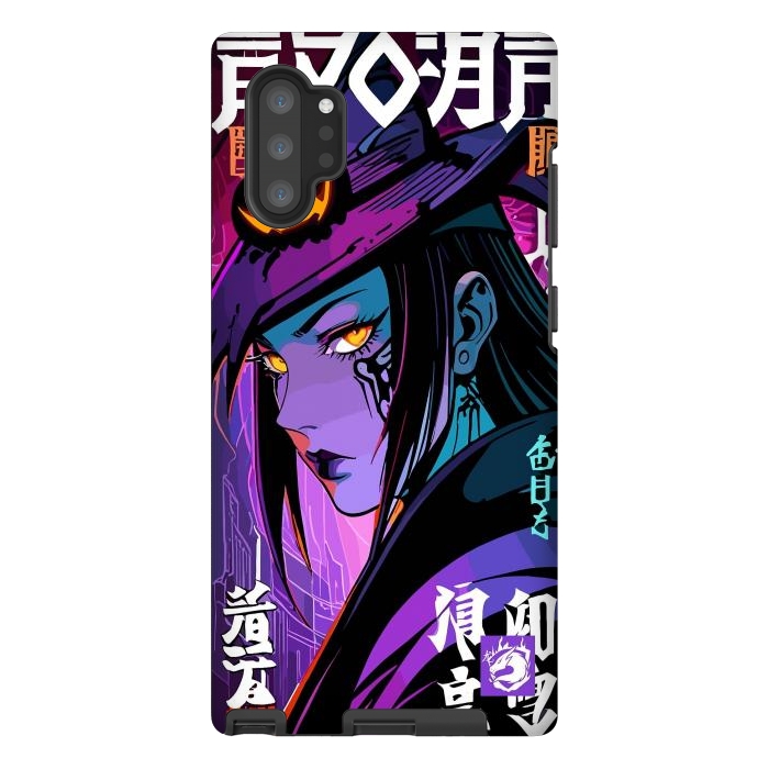 Galaxy Note 10 plus StrongFit Halloween Purple Witch by LM2Kone