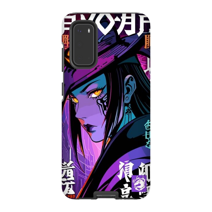 Galaxy S20 StrongFit Halloween Purple Witch by LM2Kone