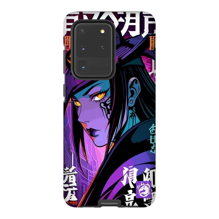 Galaxy S20 Ultra StrongFit Halloween Purple Witch by LM2Kone