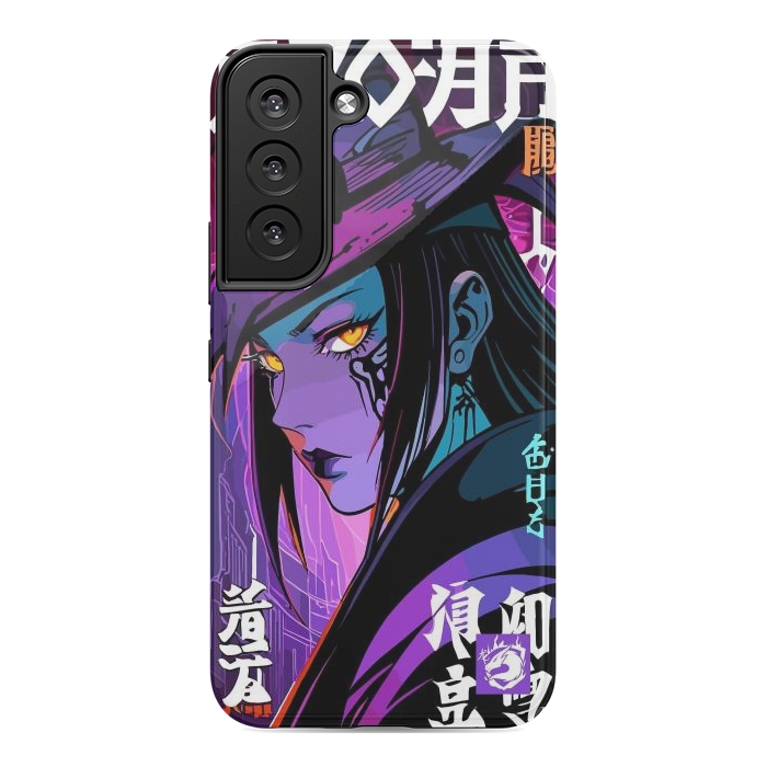 Galaxy S22 StrongFit Halloween Purple Witch by LM2Kone