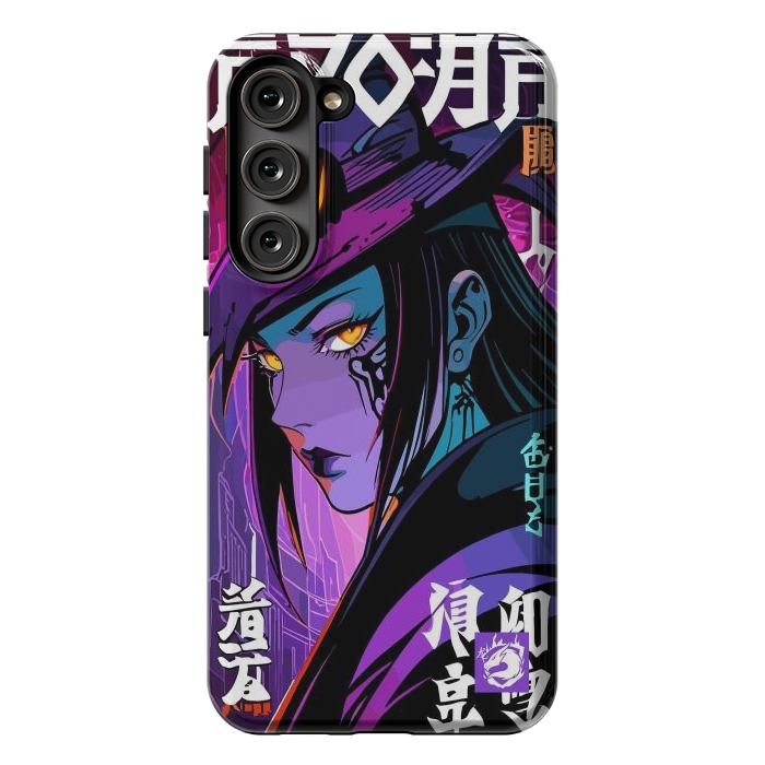 Galaxy S23 Plus StrongFit Halloween Purple Witch by LM2Kone