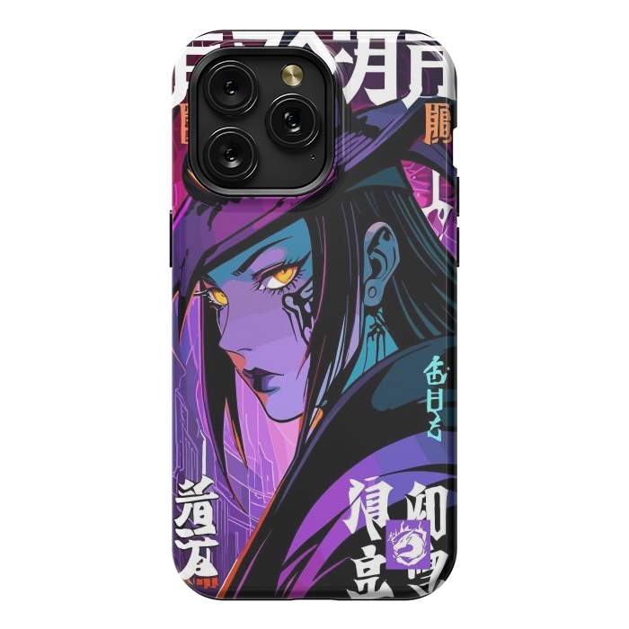 iPhone 15 Pro Max StrongFit Halloween Purple Witch by LM2Kone