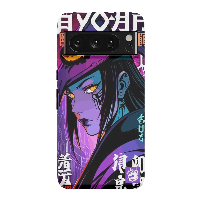 Pixel 8 Pro StrongFit Halloween Purple Witch by LM2Kone