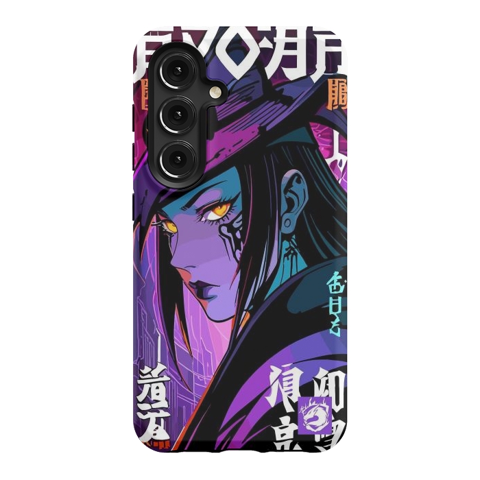 Galaxy S24 StrongFit Halloween Purple Witch by LM2Kone