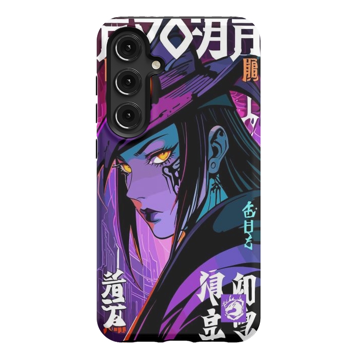 Galaxy S24 Plus StrongFit Halloween Purple Witch by LM2Kone