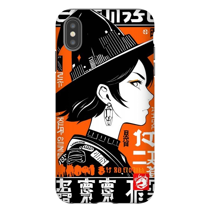 iPhone Xs Max StrongFit Halloween Witch by LM2Kone