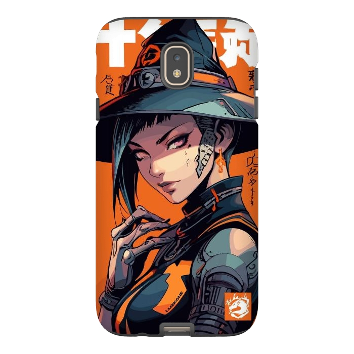 Galaxy J7 StrongFit Orange Halloween Witch by LM2Kone