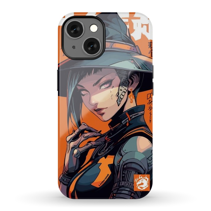 iPhone 13 StrongFit Orange Halloween Witch by LM2Kone