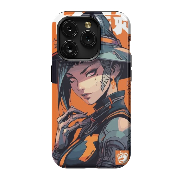 iPhone 15 Pro StrongFit Orange Halloween Witch by LM2Kone