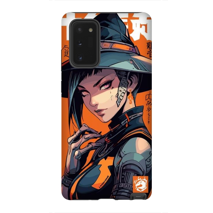 Galaxy Note 20 StrongFit Orange Halloween Witch by LM2Kone