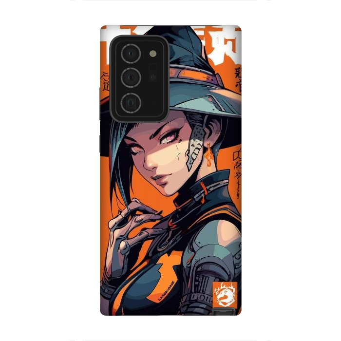 Galaxy Note 20 Ultra StrongFit Orange Halloween Witch by LM2Kone