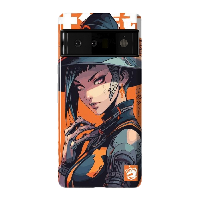 Pixel 6 Pro StrongFit Orange Halloween Witch by LM2Kone