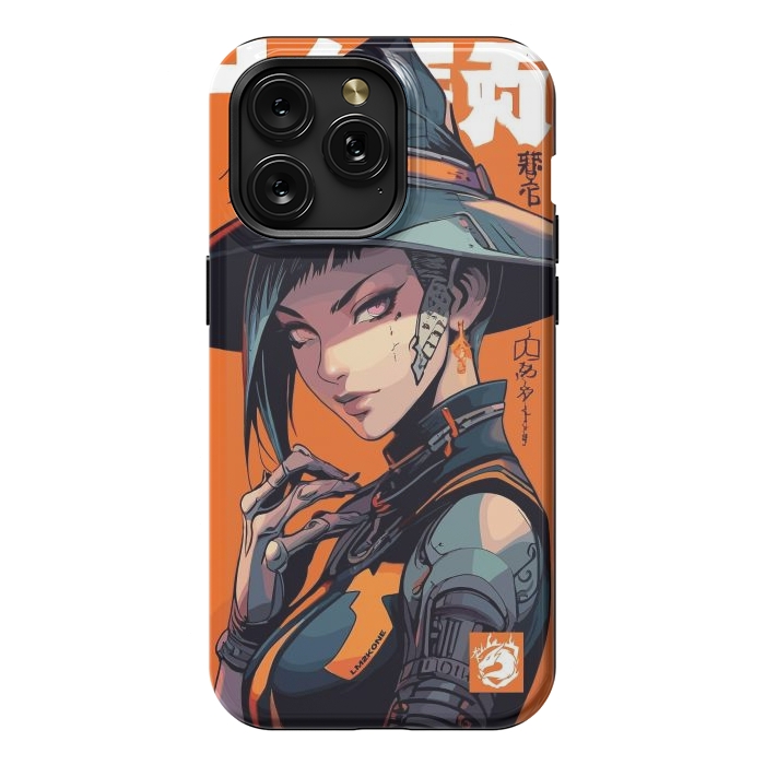 iPhone 15 Pro Max StrongFit Orange Halloween Witch by LM2Kone