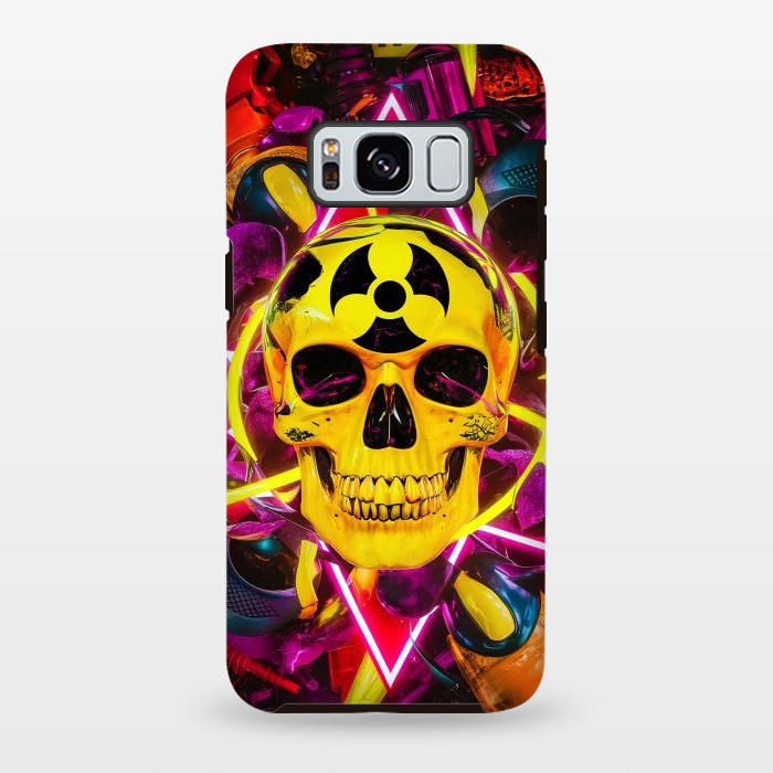 Galaxy S8 plus StrongFit Radioactive Skull by JohnnyVillas