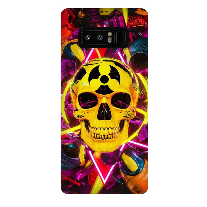 Galaxy Note 8 StrongFit Radioactive Skull by JohnnyVillas