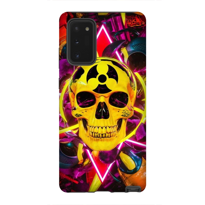 Galaxy Note 20 StrongFit Radioactive Skull by JohnnyVillas