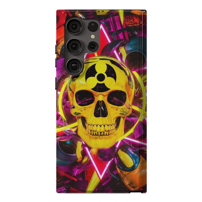 Galaxy S23 Ultra StrongFit Radioactive Skull by JohnnyVillas