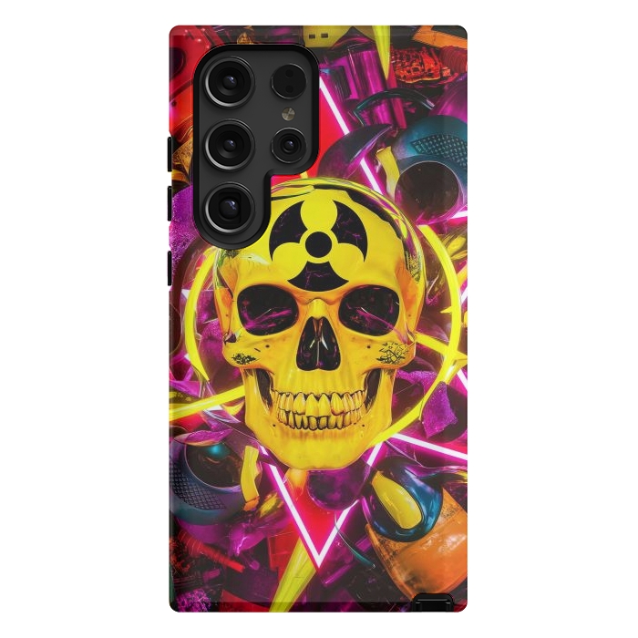 Galaxy S24 Ultra StrongFit Radioactive Skull by JohnnyVillas