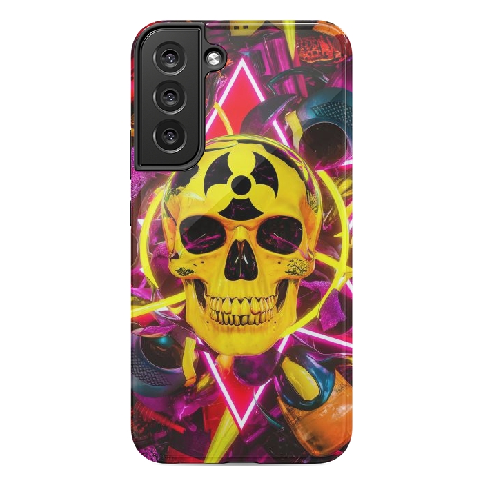 Galaxy S22 plus StrongFit Radioactive Skull by JohnnyVillas