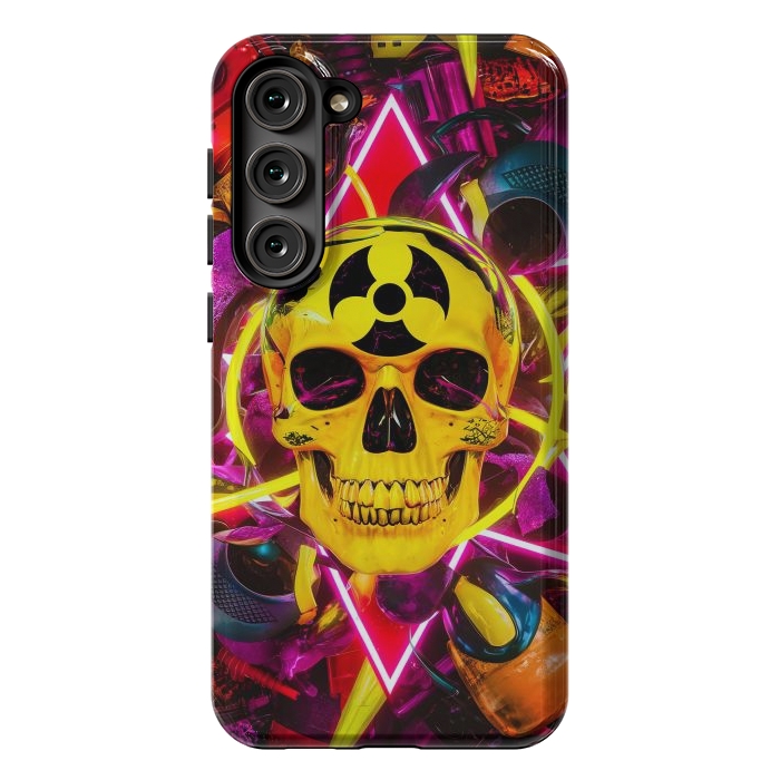 Galaxy S23 Plus StrongFit Radioactive Skull by JohnnyVillas