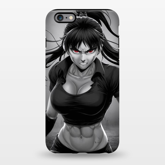 iPhone 6/6s plus StrongFit Angry Girl Anime by JohnnyVillas