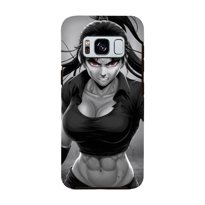 Galaxy S8 StrongFit Angry Girl Anime by JohnnyVillas