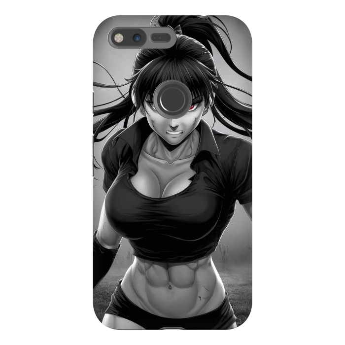 Pixel XL StrongFit Angry Girl Anime by JohnnyVillas