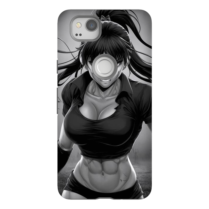 Pixel 2 StrongFit Angry Girl Anime by JohnnyVillas