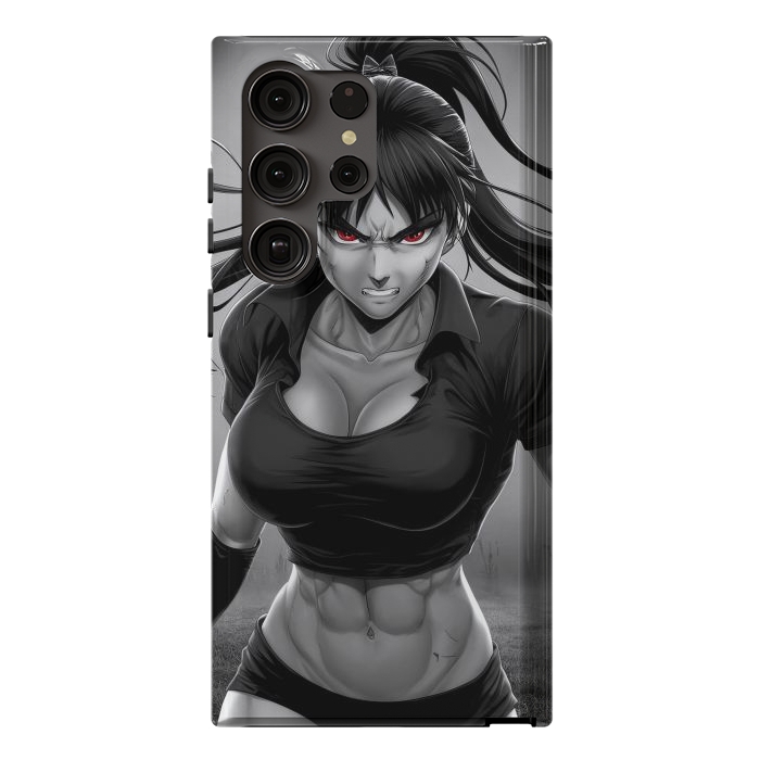 Galaxy S23 Ultra StrongFit Angry Girl Anime by JohnnyVillas