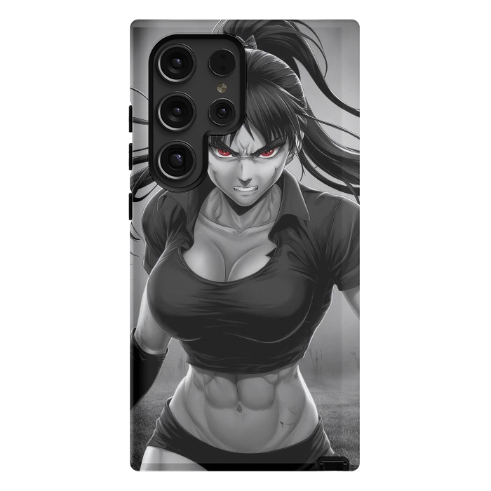 Galaxy S24 Ultra StrongFit Angry Girl Anime by JohnnyVillas