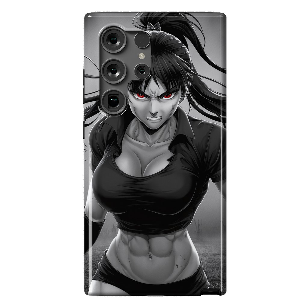 Galaxy S24 Ultra StrongFit Angry Girl Anime by JohnnyVillas