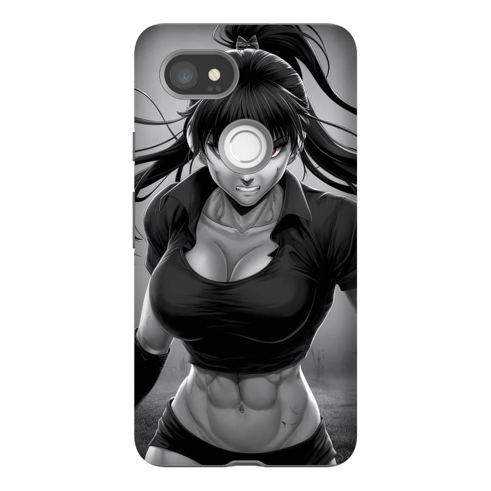 Pixel 2XL StrongFit Angry Girl Anime by JohnnyVillas